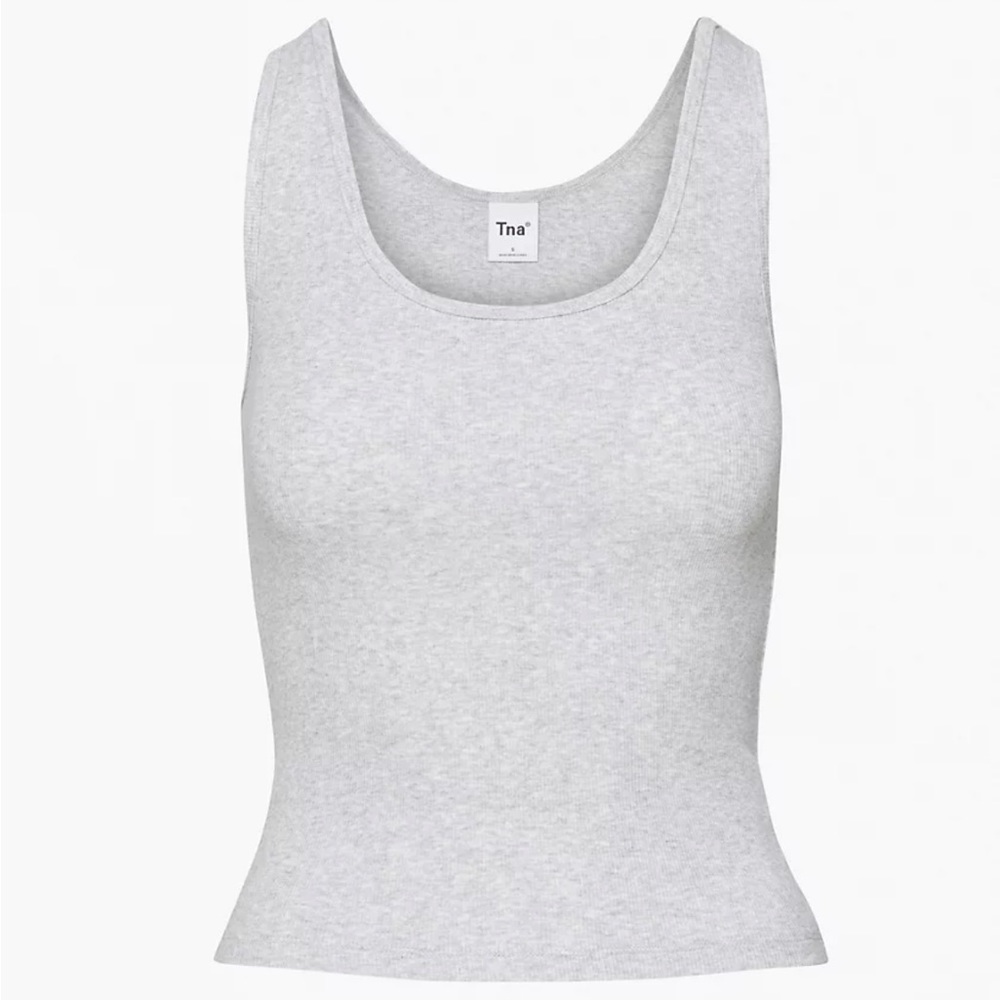 Tna ribbed tank grey size small NWOT